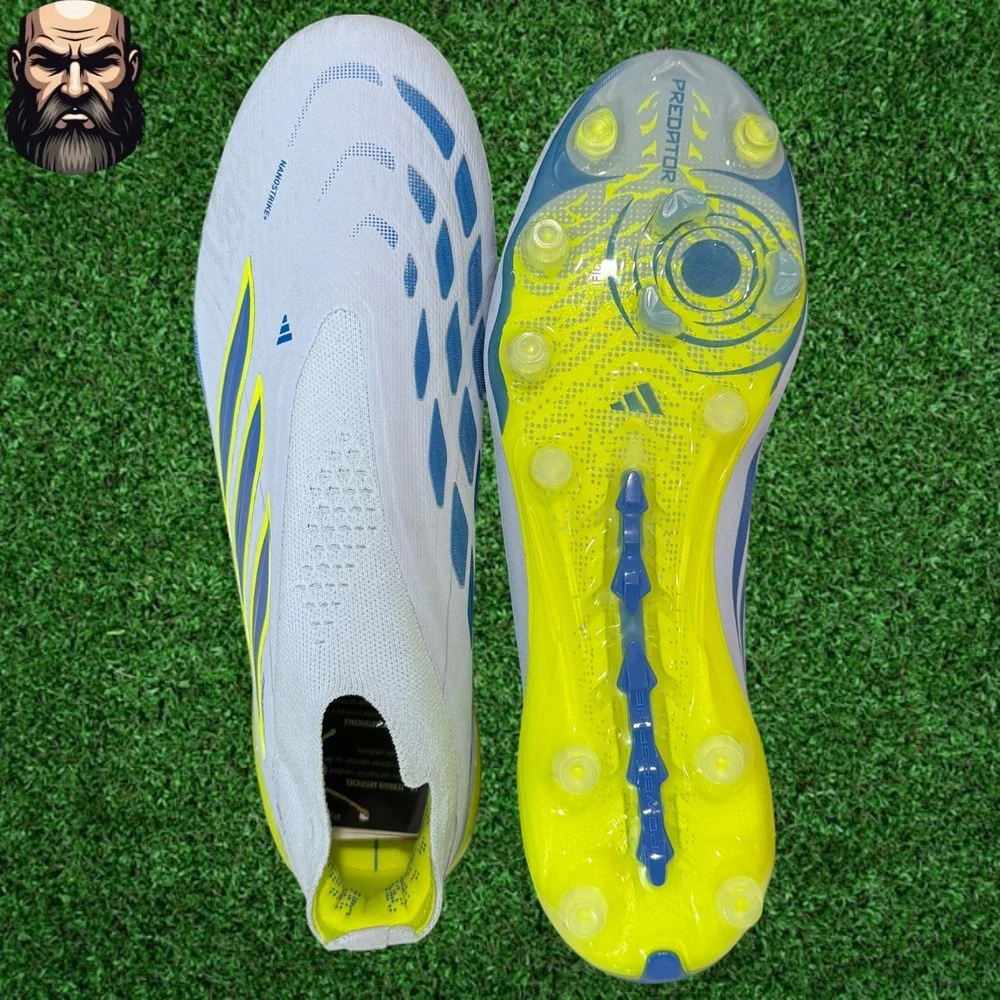 adidas Predator Elite Laceless AG Soccer Cleats JR7836 Men's Size 11.5